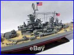 USS MISSOURI (BB-63) Iowa Class Handcrafted War Ship Display Model 39 NEW