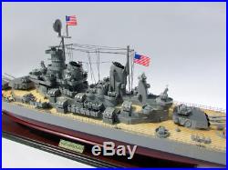 USS MISSOURI (BB-63) Iowa Class Handcrafted War Ship Display Model 39 NEW