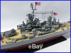 USS MISSOURI BB63 Battleship Model 40 Handcrafted Wooden Ship Model NEW