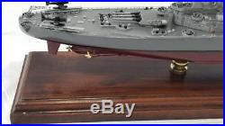 USS MISSOURI (BB63) Custom Built Assembled Wooden Ship Model Highly Detailed