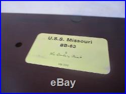 USS MISSOURI Battleship by Danbury Mint