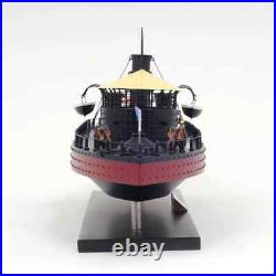 USS MONITOR Civil War Ship Model Handcrafted Ship WithMetal Cannons & Pilothouse