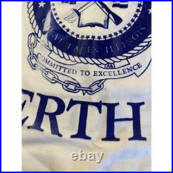 USS MacDonough Berth 9 Naval Flag WWII Pearl Harbor Era US Navy