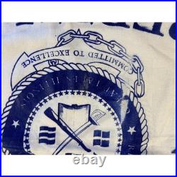 USS MacDonough Berth 9 Naval Flag WWII Pearl Harbor Era US Navy