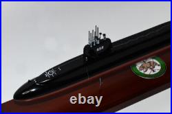 USS Mariano G. Vallejo SSBN-658 Submarine Model, Navy, 20, Mahogany, Benjamin