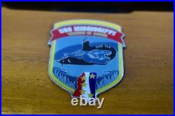 USS Mississippi (SSN-782) Submarine Model, US Navy, 20 Scale Model, Mahogany