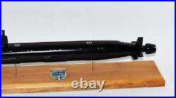 USS Mississippi (SSN-782) Submarine Model, US Navy, 20 Scale Model, Mahogany