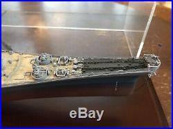USS Missouri BB-63 Battleship Handcrafted War Ship Display Model In Case