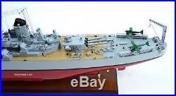 USS Missouri BB-63 Big Mo Iowa-class Wooden Battleship Model 43 Scale 1250