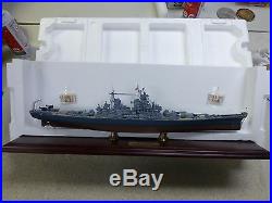 USS Missouri BB-63 Desk Top Display 1/350 WWII Battleship BIG MO