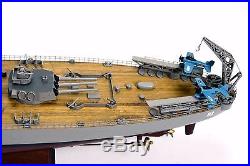 USS Missouri BB-63 Iowa-class Battleship 40 Handmade Wooden Model War Ship