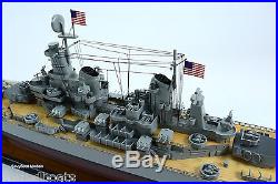 USS Missouri BB-63 Iowa-class Battleship 40 Handmade Wooden Ship Model NEW