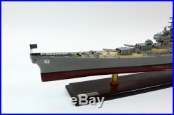 USS Missouri BB-63 Mighty Mo Big Mo Iowa-class Wooden Battleship Model 40