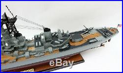 USS Missouri (BB63) 1990 Battleship Model 39 Handcrafted Wooden Model NEW