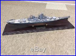 USS Missouri Desk Top Battleship Model By Danbury Mint
