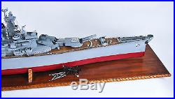 USS Missouri WWII Wood Ship Model Very Large 56 Inches