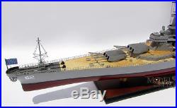 USS NEW JERSEY(BB-622) Iowa Class - Handcrafted War Ship Display Model NEW