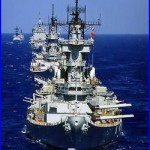 USS NEW JERSEY BB62 MISSOURI BB63 LONG BEACH 8X10 PHOTO