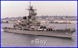 USS NEW JERSEY BB62 NAS NORTH ISLAND, CA JAN 1985 8X12 PHOTO