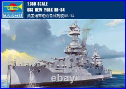 USS NEW YORK BB-34 1/350 ship Trumpeter model kit 05339