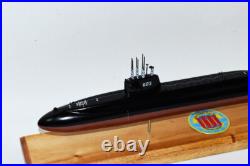 USS Nathan Hale SSBN-623 Submarine Model, Navy, Scale Model, Mahogany, 20