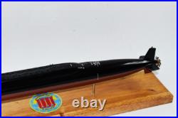 USS Nathan Hale SSBN-623 Submarine Model, Navy, Scale Model, Mahogany, 20