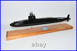 USS Nathanael Greene SSBN-636 Submarine Model, Navy, Scale Model, Mahogany, 20