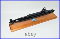 USS Nathanael Greene SSBN-636 Submarine Model, Navy, Scale Model, Mahogany, 20