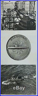 USS Nautilus 1954 SSN-571 General Dynamics Vintage US Navy Nuclear Submarine
