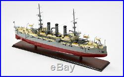 USS Nebraska Handcrafted Wooden Battleship Model 32