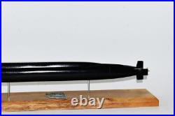 USS Nevada SSBN-733 Submarine Model (Black Hull), Navy, Scale Model, Mahogany, 20