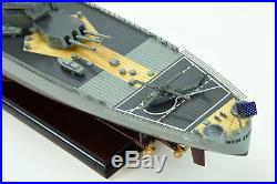 USS New Jersey BB-62 Big J Iowa-class Battleship Handmade Wooden Ship Model 40