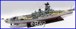 USS New Jersey BB-62 Big J Iowa-class Battleship Model 43 Handcrafted Wooden
