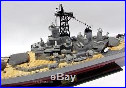 USS New Jersey (BB-62) Iowa-class battleship Handmade Wooden Ship Model 39