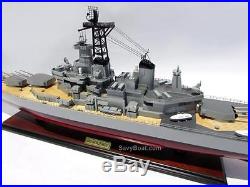 USS New Jersey (BB-62) Iowa-class battleship Handmade Wooden Ship Model 39