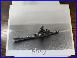 USS New Jersey BB-62 Photo Lot 11x Official US Navy 1982 Long Beach