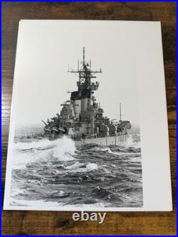 USS New Jersey BB-62 Photo Lot 9x Official US Navy 1982 Long Beach