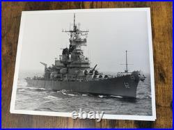 USS New Jersey BB-62 Photo Lot 9x Official US Navy 1982 Long Beach