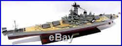 USS New Jersey Iowa-Class Battleship Assembled 39 Built Wooden Model War Ship