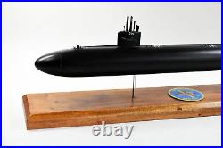USS Norfolk (SSN-714) FLT I Black Hull Submarine Model