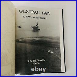 USS Okinawa LPH-3 1984 WESTPAC Cruisebook Yearbook HM-16 30 May 19 September