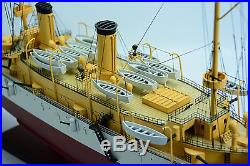 USS Olympia C-6 Protected Cruiser 36- Handmade Wooden Ship Model NEW