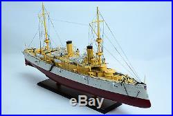 USS Olympia C-6 Protected Cruiser 36- Handmade Wooden Ship Model NEW