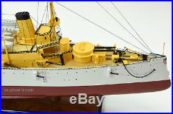USS Olympia Protected Cruiser Handmade Wooden Ship Model 36 Scale 1/115