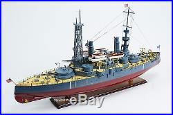 USS Oregon Pre-dreadnought Indiana-class Battleship 40 Handmade Wooden Model