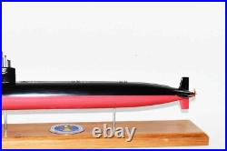 USS Philadelphia (SSN-690) Submarine Model, Navy, Scale Model, Mahogany, 20 inch, LA