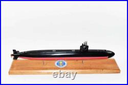 USS Philadelphia (SSN-690) Submarine Model, Navy, Scale Model, Mahogany, 20 inch, LA