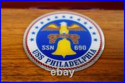USS Philadelphia (SSN-690) Submarine Model, Navy, Scale Model, Mahogany, 20 inch, LA