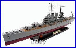 USS Phoenix 40 CL- 46 Brooklyn class Cruiser Handcrafted Wooden Warship Model