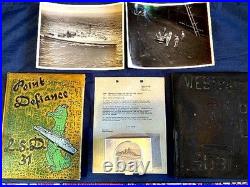 USS Point Defiance LSD-31 US Navy Collection Cruise Book & Flags LOT